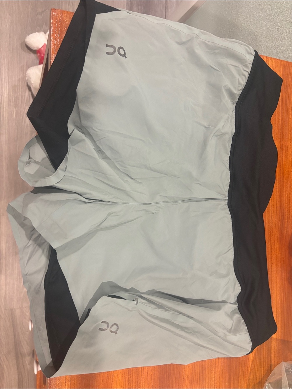 On Lightweight Athletic Running Shorts for Women - Light Gray/Black